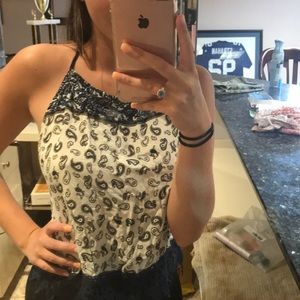 open back blouse